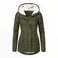 Parka femme militaire avec fourrure